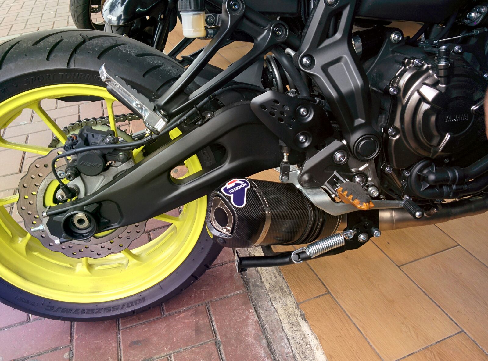 MT-07 Termignoni Full System Exhaust Carbon_Termignoni 排氣管_改裝